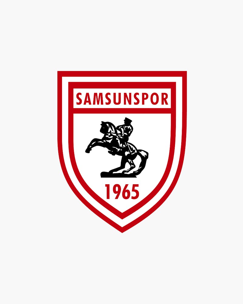 Samsunspor logo with 1965 and a stylised silhouette of an Ataturk statue in the middle