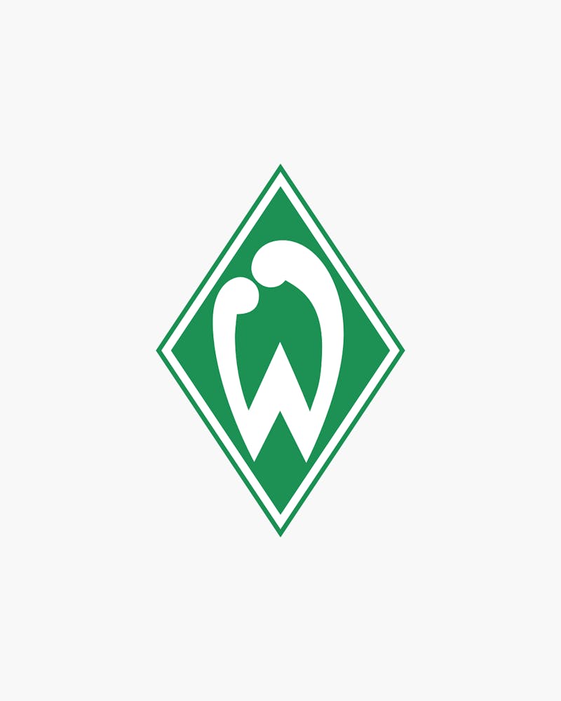 Green and white Werder Bremen logo with a stylised W letter