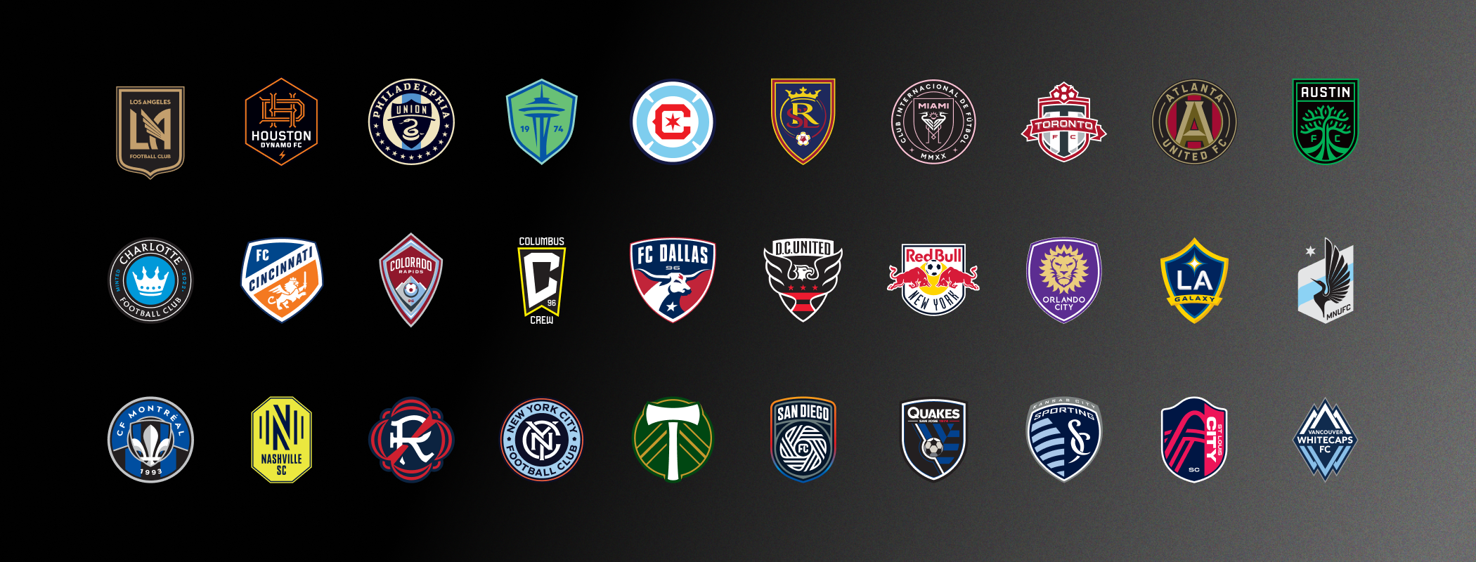 Major League Soccer header image
